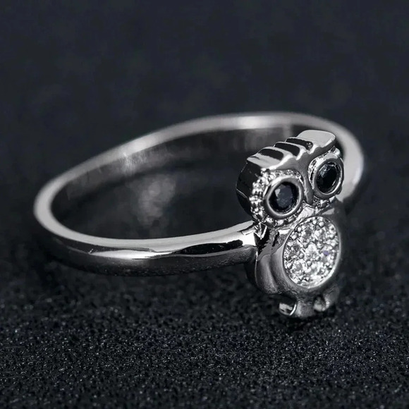 💕   925 Silver Plated 3A CZ Cute Ring for Men Women, FB16FA1042 - Picture 3 of 6